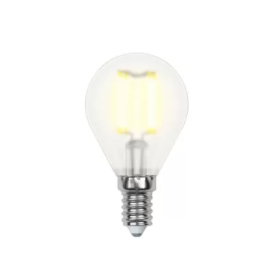 Лампочка светодиодная  LED-G45-7,5W/WW/E14/CL GLA01TR картон Uniel