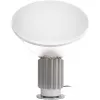 Стеклянный интерьерная настольная лампа Taccia 10294/S Silver белый Loft It
