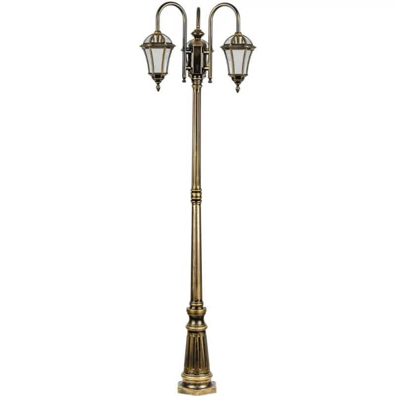 Стеклянный наземный фонарь ROMA S 95209SB 10 down Gb прозрачный Oasis Light Стеклянный наземный фонарь ROMA S 95209SB 10 down Gb прозрачный Oasis Light