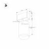 Трековый светильник MAG-45 033087 черный цилиндр Arlight