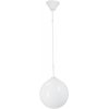 Стеклянный подвесной светильник  V2994-0/1S форма шар белый Vitaluce
