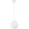 Стеклянный подвесной светильник V2994-0/1S форма шар белый Vitaluce Стеклянный подвесной светильник V2994-0/1S форма шар белый Vitaluce