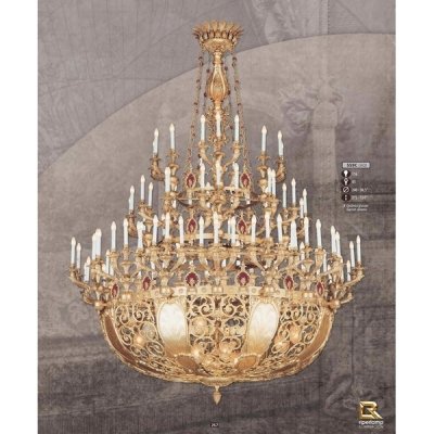 Подвесная люстра 559C 559C/116 AQ GARNET CERAMIC Riperlamp для натяжного потолка