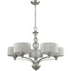 Подвесная люстра Friuli 983 VL1235L05 белая цилиндр Vele Luce