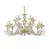 Подвесная люстра Annette 8620+5/C mat.soft gold clear Newport