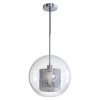 Стеклянный подвесной светильник Heragon LOFT2567-C прозрачный форма шар Loft It