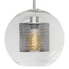 Стеклянный подвесной светильник Hexagon LOFT2567-C форма шар прозрачный Loft It
