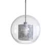 Стеклянный подвесной светильник Hexagon LOFT2567-C форма шар прозрачный Loft It
