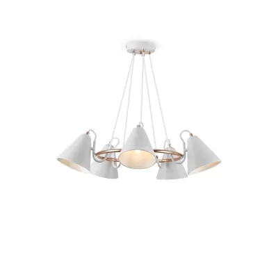 Подвесная люстра Falke Market FR8001PL-05WG Freya