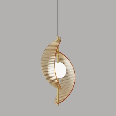 Подвесной светильник MD24030035 MD24030035-1A brass/amber DeLight Collection