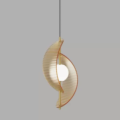 Светодиодный подвесной светильник MD24030035 MD24030035-1A brass/amber DeLight Collection
