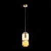 Стеклянный подвесной светильник Clusone SL1132.143.01 цилиндр желтый ST Luce