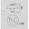 Настенный светильник уличный  W2253S прозрачный Oasis Light