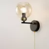 Стеклянное бра Анри CL124315 форма шар прозрачное Citilux