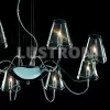 Стеклянная подвесная люстра DIAFANO 758084 конус прозрачная Lightstar