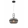 Стеклянный подвесной светильник 1053 1053-1PL форма шар серый