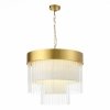 Стеклянная подвесная люстра Aversa SL1352.203.09 белая ST Luce