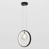 Стеклянный подвесной светильник Lancaster LSP-7088 форма шар прозрачный Lussole