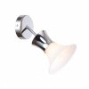 Стеклянное бра Ligula 2196-1W белое F-Promo