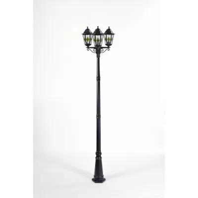 Наземный фонарь PETERSBURG lead GLASS 79810lGb 18 Bl Oasis Light
