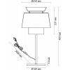 Интерьерная настольная лампа Kressa 4992/1T бежевый цилиндр Odeon Light