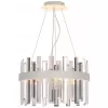 Стеклянная подвесная люстра Crenshaw LSP-8716 цилиндр прозрачная Lussole