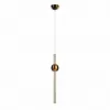 Стеклянный подвесной светильник Crescent  5053-B форма шар белый Loft It