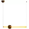 Стеклянный подвесной светильник Crescent  5053-B форма шар белый Loft It