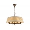 Подвесная люстра 31500 31508/C black brass бежевая конус Newport