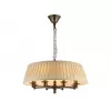 Подвесная люстра 31500 31508/C black brass конус бежевая Newport Подвесная люстра 31500 31508/C black brass конус бежевая Newport