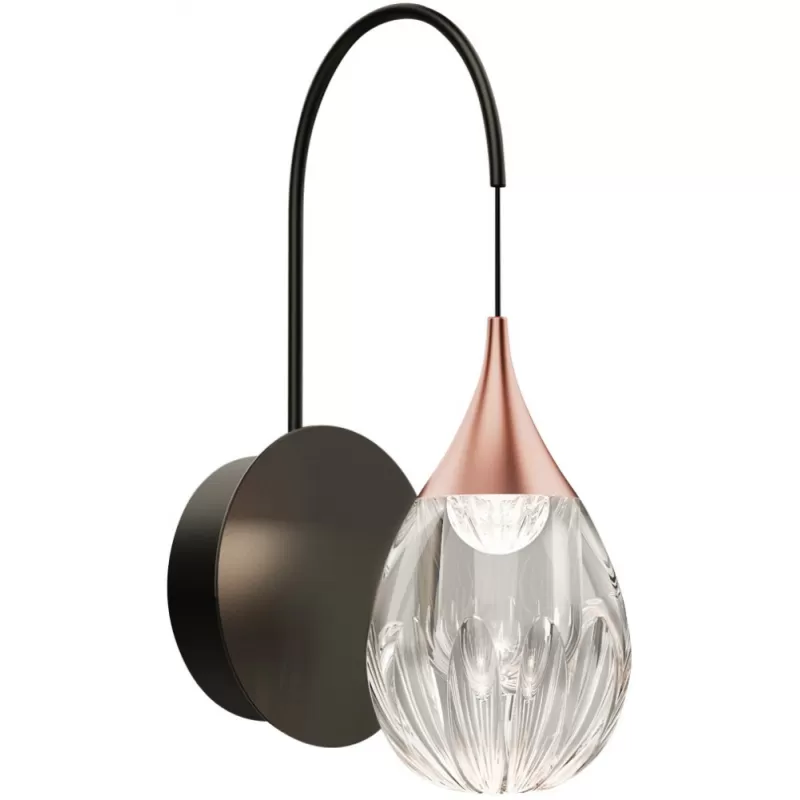 Бра Stilla MB24001004-1A copper/clear прозрачное DeLight Collection Бра Stilla MB24001004-1A copper/clear прозрачное DeLight Collection