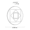 Настенно-потолочный светильник Cova 3037/DL белый Sonex