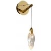 Стеклянное бра Colvin MT9176-1W titanium gold прозрачное DeLight Collection
