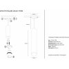 Трековый светильник 2040 2040-1TRB цилиндр черный