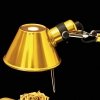 Офисная настольная лампа Tolomeo micro 0011860A цвет золото конус Artemide