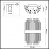 Стеклянный настенный светильник Ida 4639/2W прозрачный Odeon Light