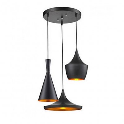 Подвесной светильник Foggi LDP 7712-3 BK Lumina Deco