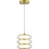 Стеклянный подвесной светильник Frittela SL6239.203.03 цилиндр прозрачный ST Luce