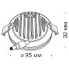 Точечный светильник Phanton DL303-L12B4K белый Maytoni