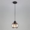 Стеклянный подвесной светильник Cubus 4318 Cubus форма шар цвет янтарь TK Lighting