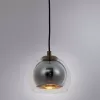 Стеклянный подвесной светильник Rastaban A7984SP-1PB форма шар прозрачный Artelamp