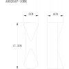 Настенный светильник Gudja A6026AP-10BK