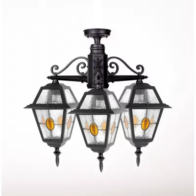 Потолочный светильник уличный FARO lead GLASS 91170A/3 lgY Bl Oasis Light