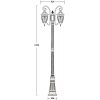 Наземный фонарь FES 86309A 18 Bl прозрачный Oasis Light