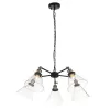 Стеклянная подвесная люстра Evoluto SL237.413.05 конус прозрачная ST Luce