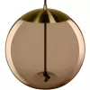 Стеклянный подвесной светильник Knot 8135-B mini форма шар цвет янтарь Loft It