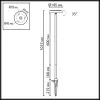 Грунтовый светильник Disc 7189/6GLA белый Odeon Light