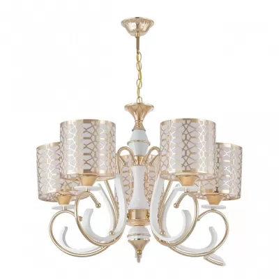 Подвесная люстра Florentia-1237 301237/5 Wh/Gd