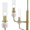 Стеклянная потолочная люстра Medea SL1244.303.06 прозрачная цилиндр ST Luce