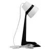 Интерьерная настольная лампа  ULO-K22 D/E14/A BLACK/WHITE конус белый Uniel